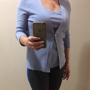 Ladies twinset cotton shell & cardigan